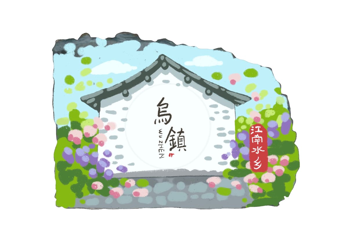 乌镇-立体圆盘